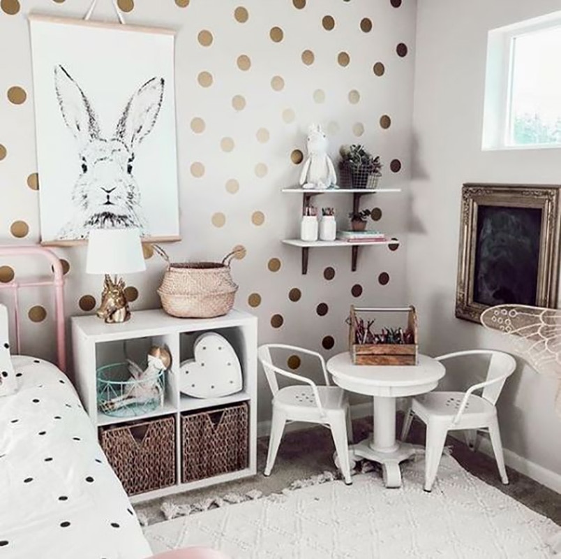 Polka Dot Wall Sticker Set