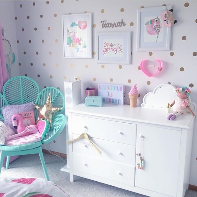 Polka Dot Wall Sticker Set