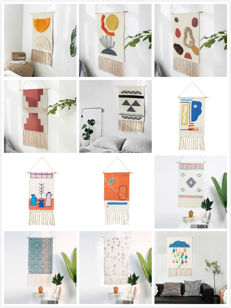 Boho Wall Decor with Tassels