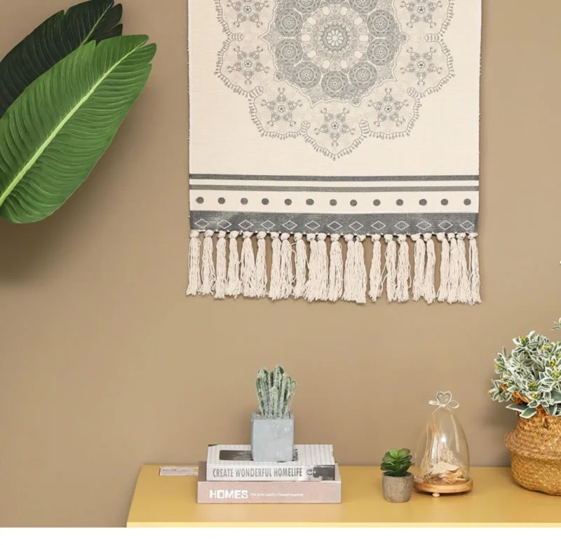 Boho Wall Decor with Tassels