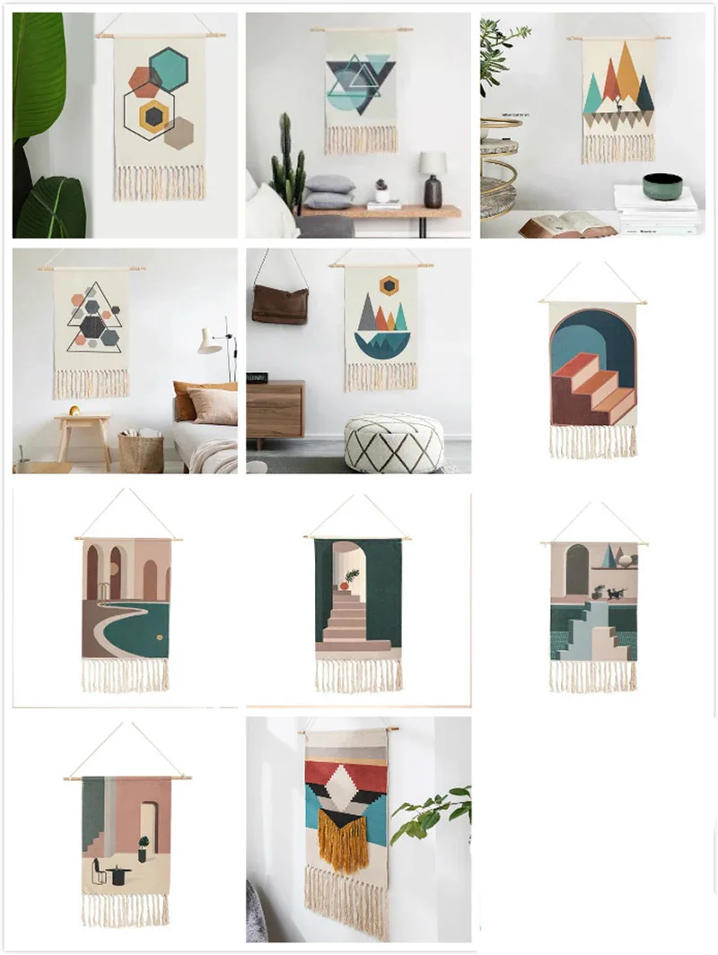 Boho Wall Decor with Tassels