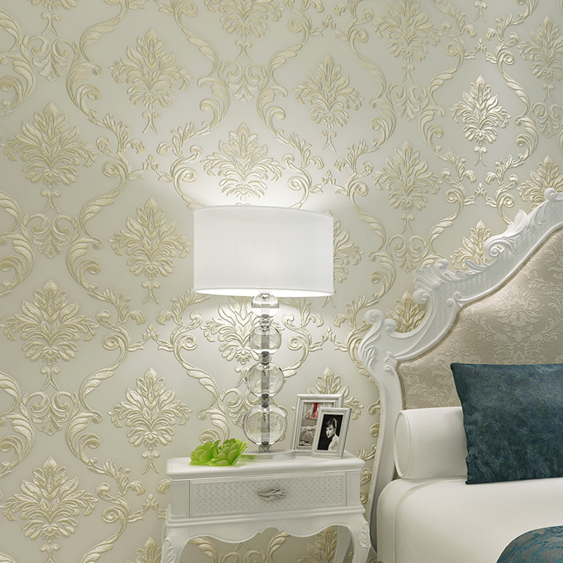 Classic Plant Textured Non-Woven Wall Murals