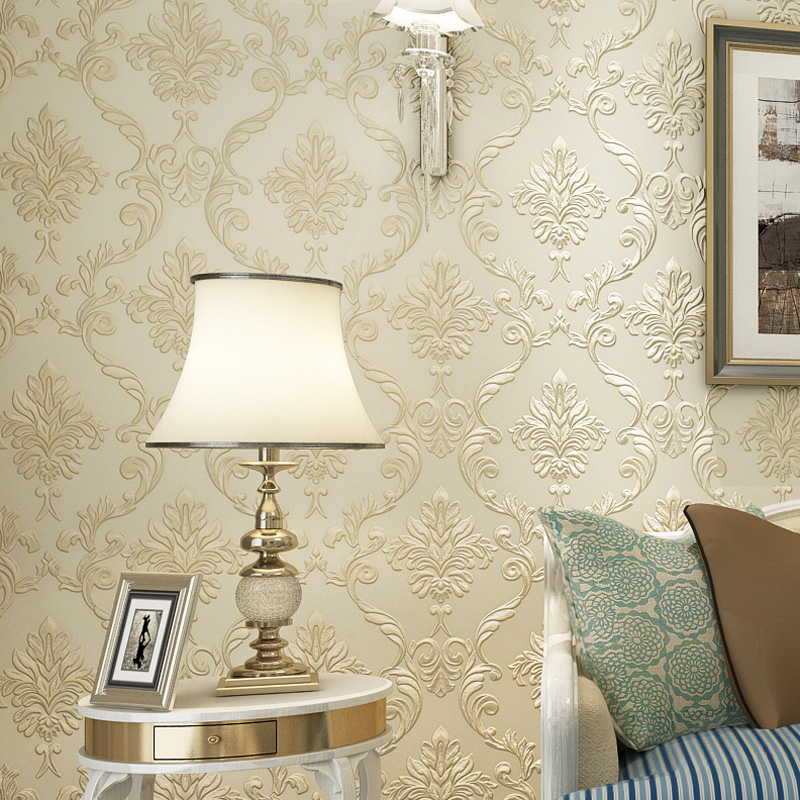 Classic Plant Textured Non-Woven Wall Murals