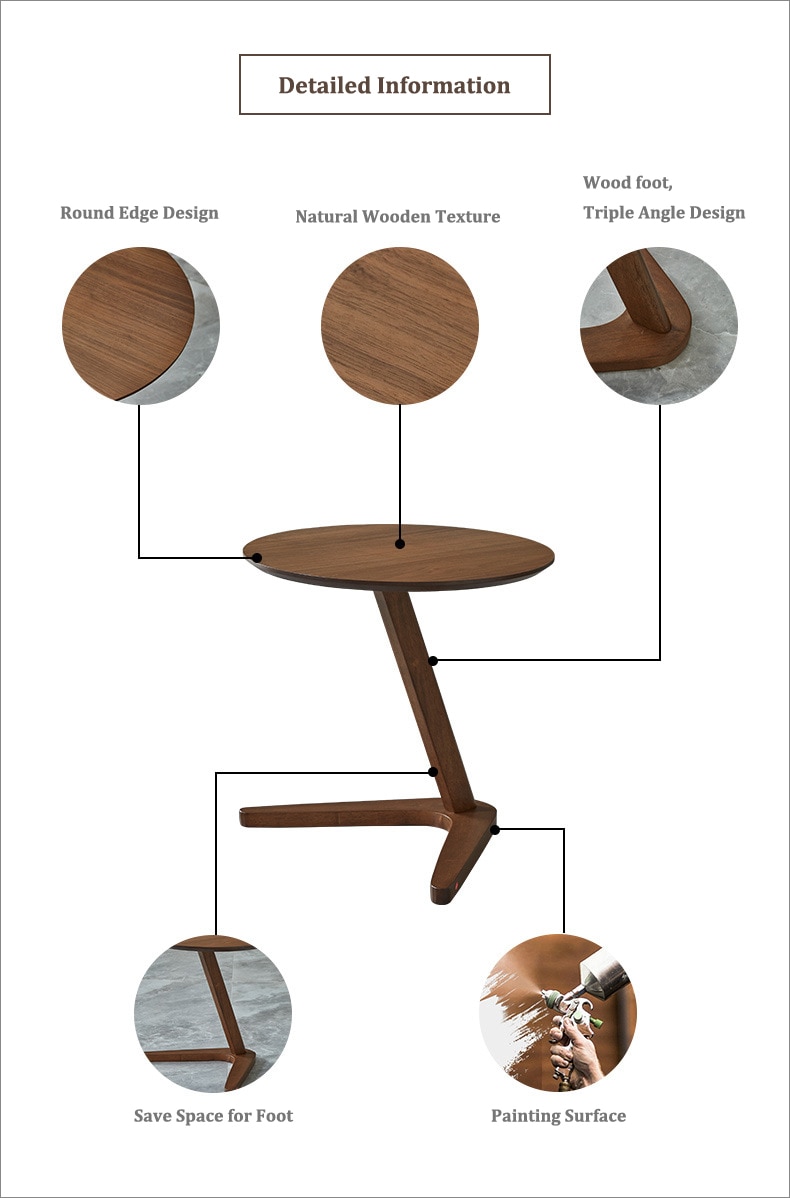 Round Elegant Coffee Table for Living Room