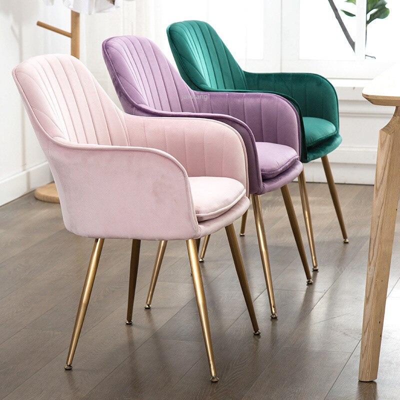 Modern Solid Color Dining Chair