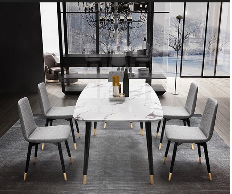 Light Luxury Marble Table for Dining Room