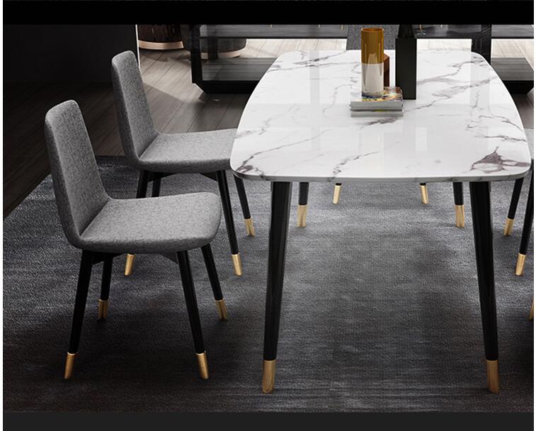 Light Luxury Marble Table for Dining Room