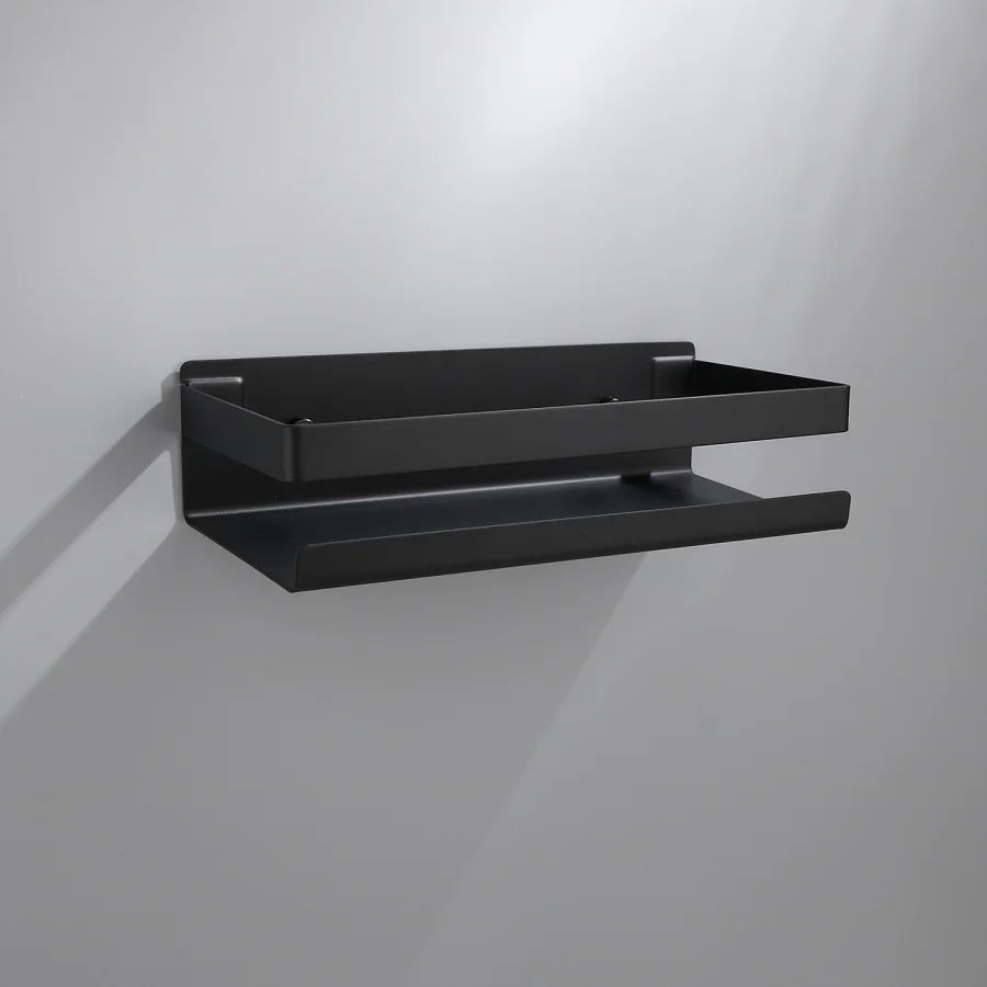 Matte Stainless Steel Bathroom Shelf