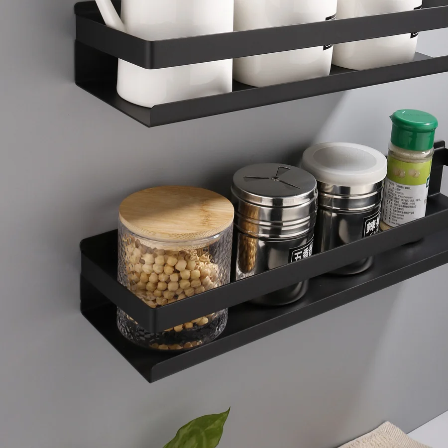 Matte Stainless Steel Bathroom Shelf