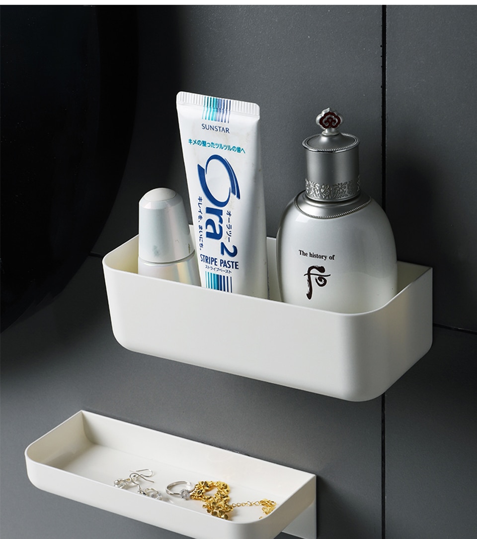 Wall Mounted Portable Bathroom Storage Rack