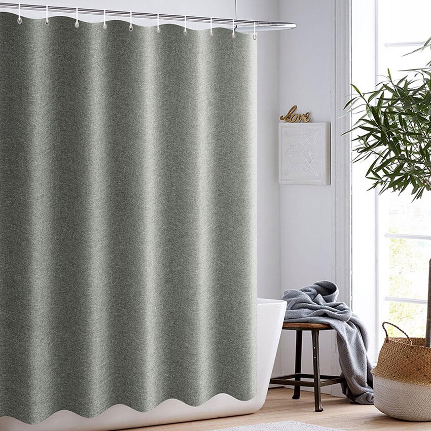 Polyester Waterproof Shower Curtain