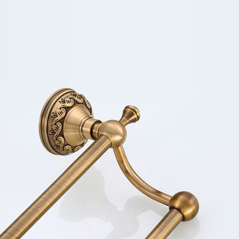 Brass Double Towel Rail for Bathroom