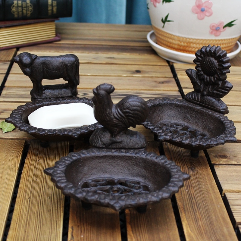 Vintage Cast Iron Soap Holders