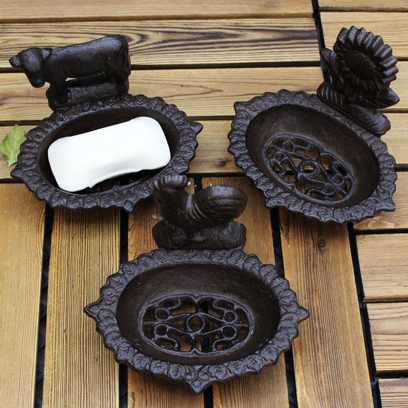 Vintage Cast Iron Soap Holders