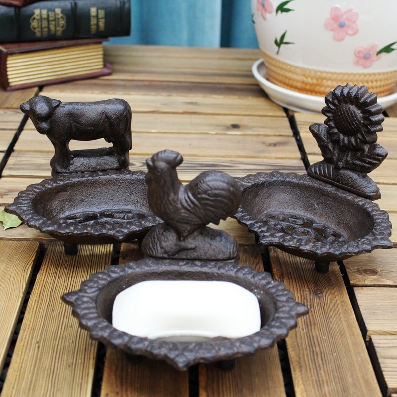 Vintage Cast Iron Soap Holders