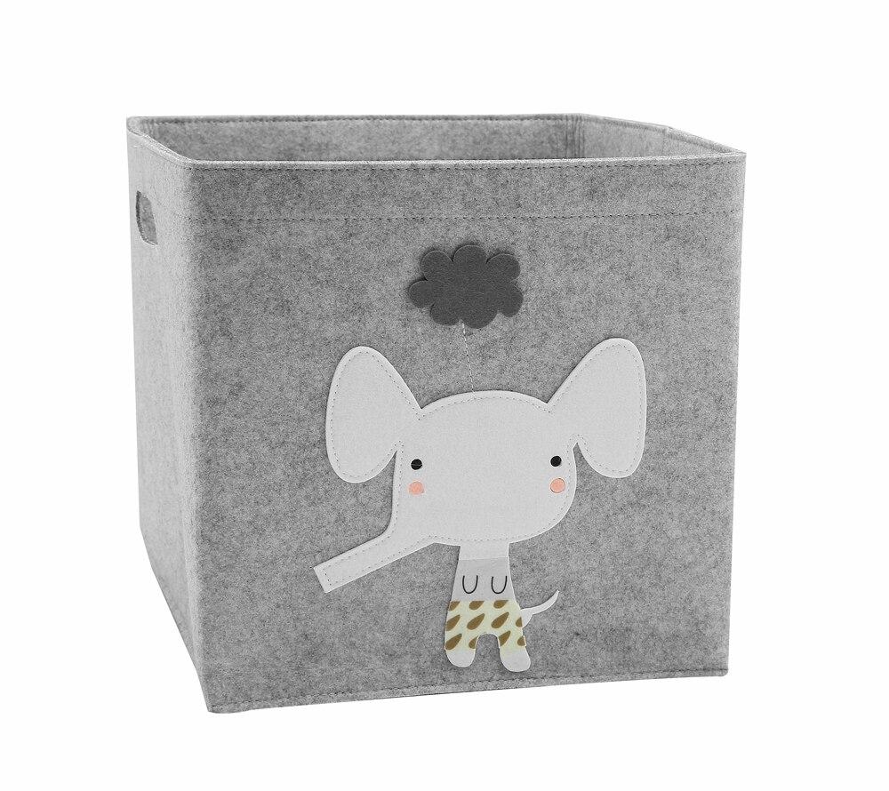 Animals Patchwork Felt Storage Basket