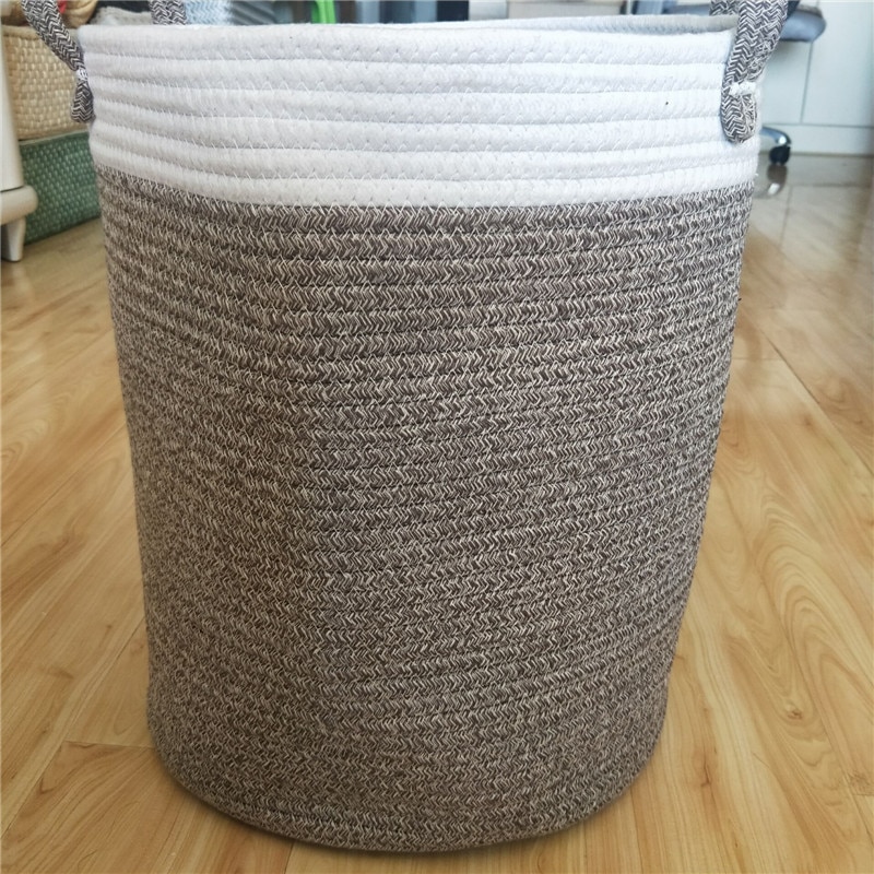 Nordic Cotton Rope Clothing Storage Basket