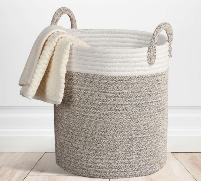 Nordic Cotton Rope Clothing Storage Basket