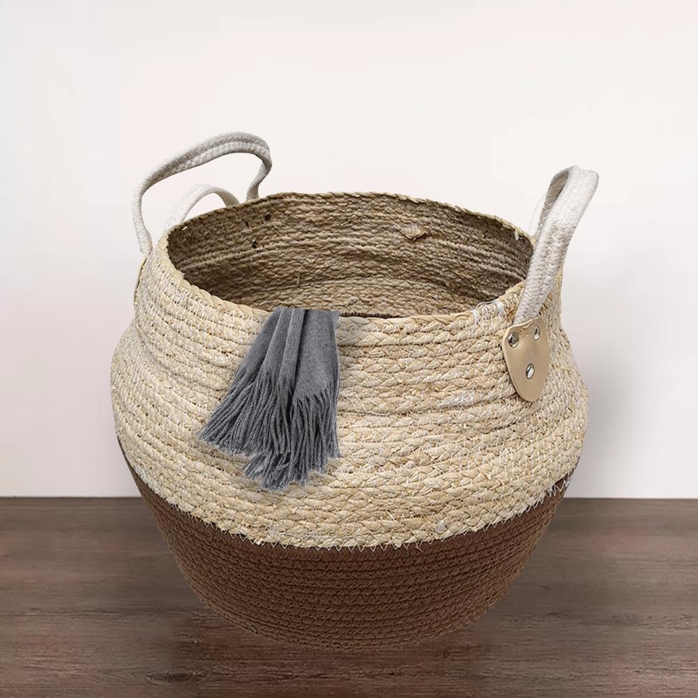 Natural Storage Basket with Handle