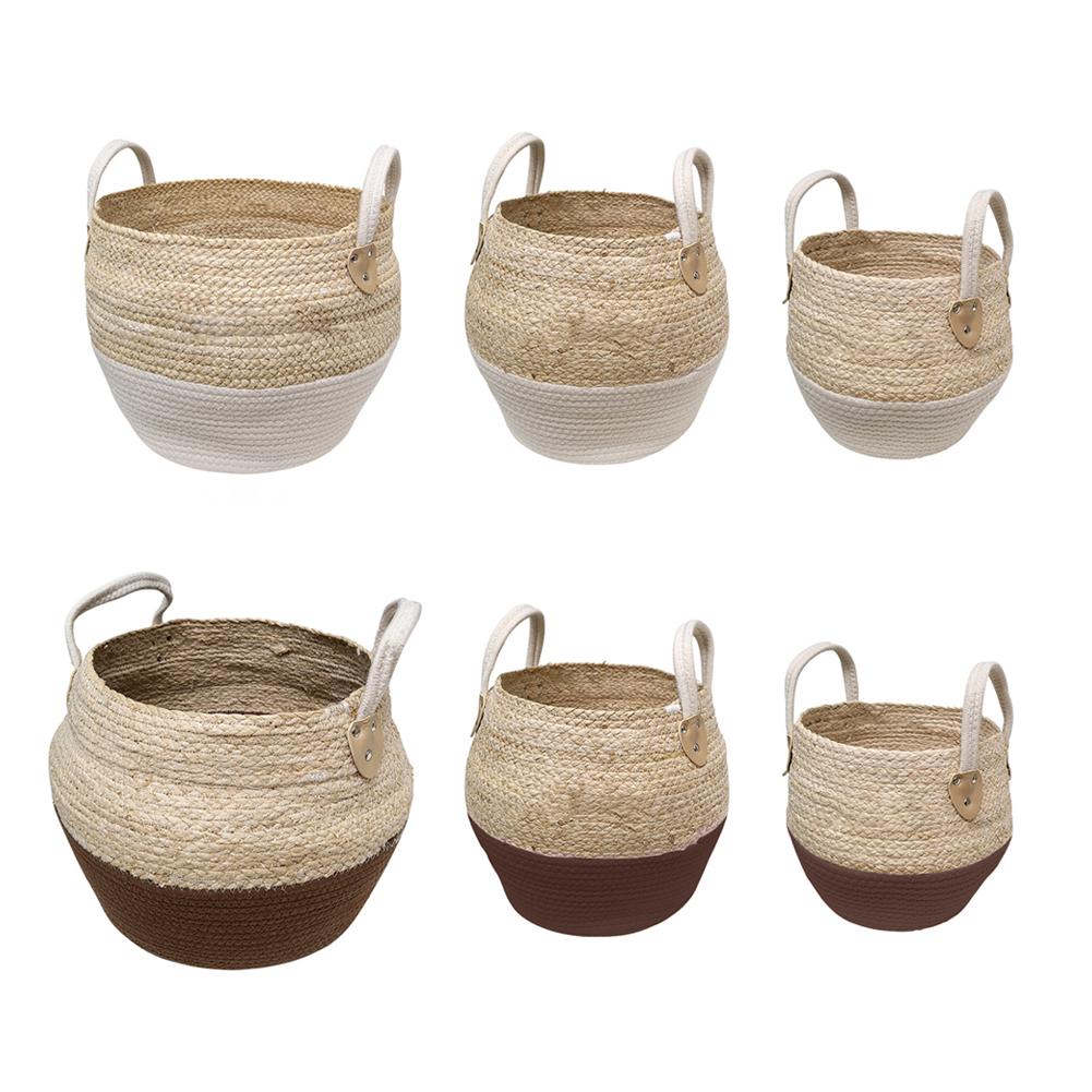 Natural Storage Basket with Handle