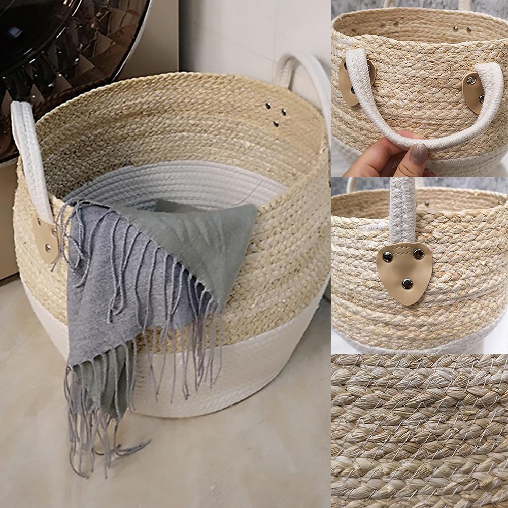 Natural Storage Basket with Handle