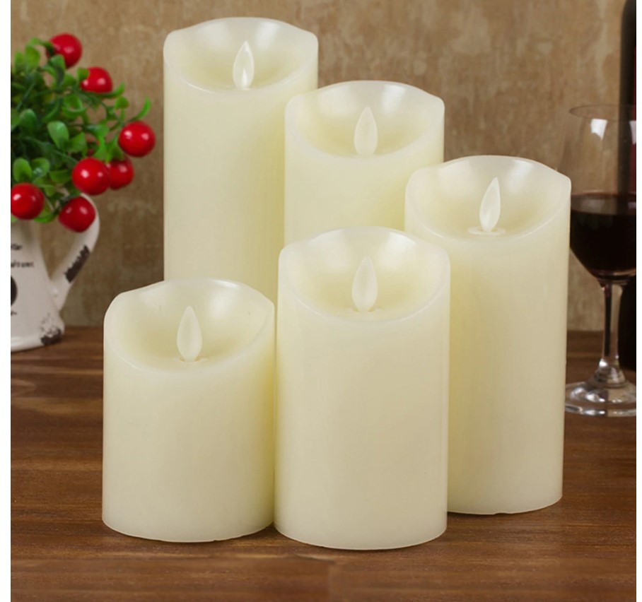 Flameless LED Candles 3 Pcs Set