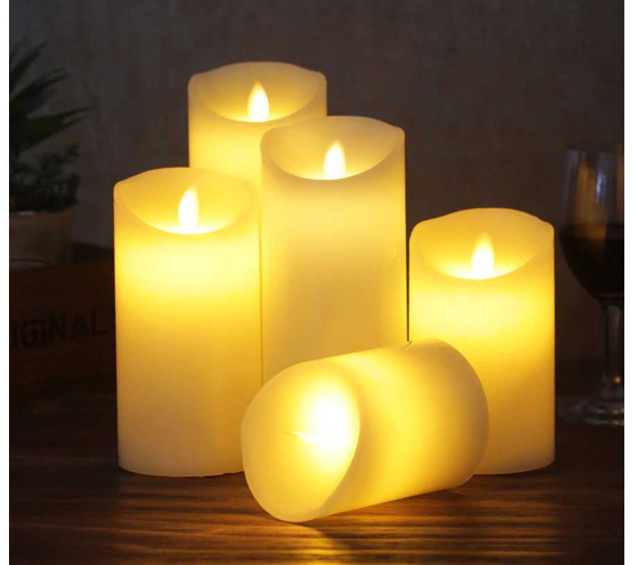 Flameless LED Candles 3 Pcs Set