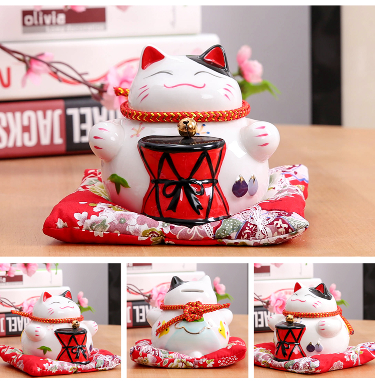 Maneki Neko Ceramic Lucky Cat