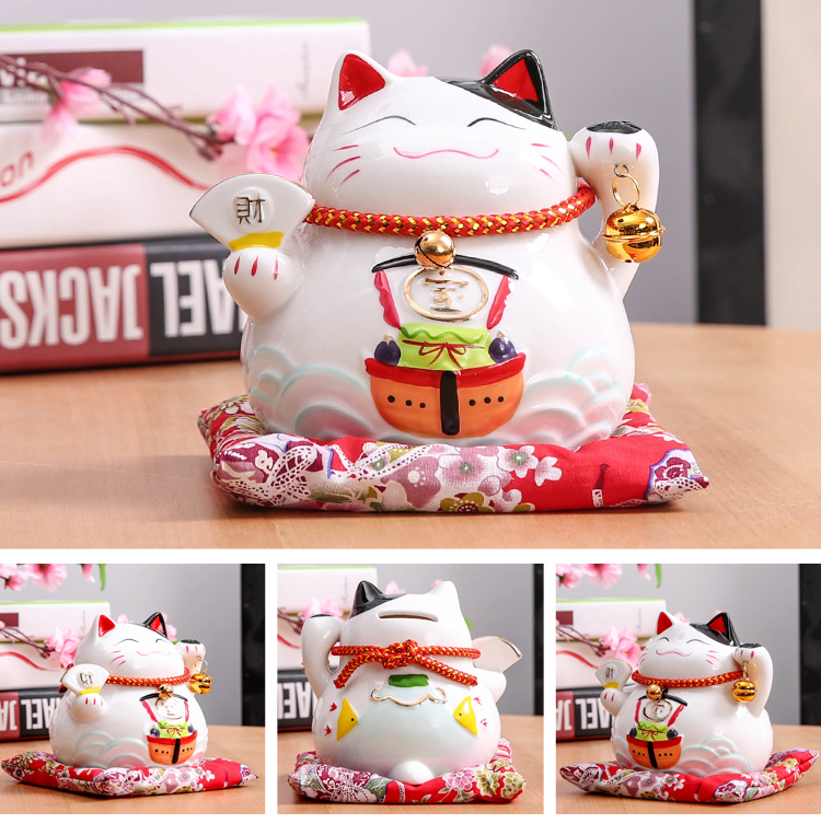 Maneki Neko Ceramic Lucky Cat