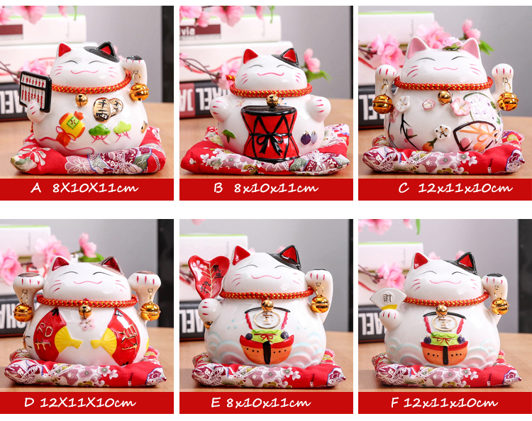 Maneki Neko Ceramic Lucky Cat