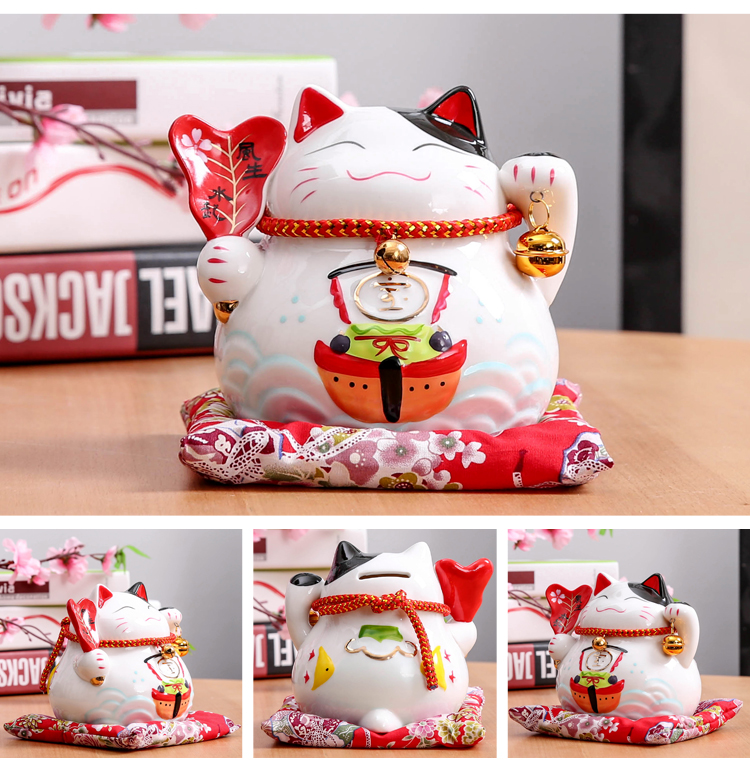 Maneki Neko Ceramic Lucky Cat