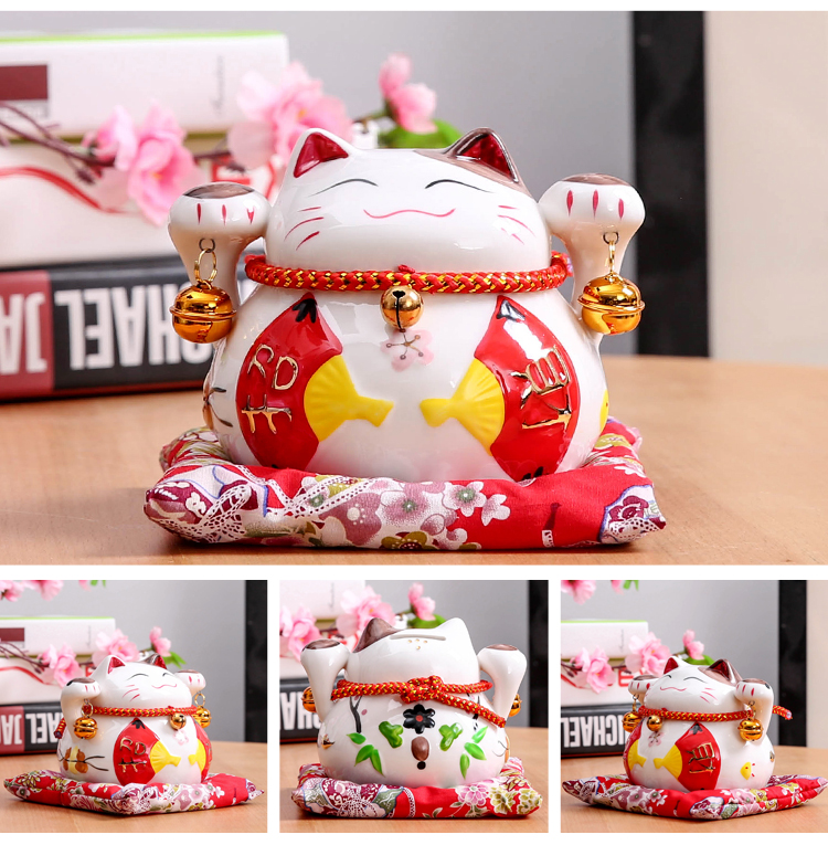 Maneki Neko Ceramic Lucky Cat