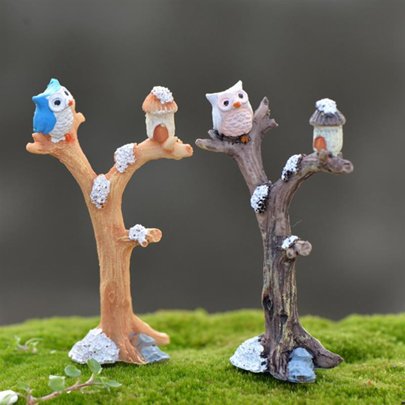 Cute Owl Tree Miniature