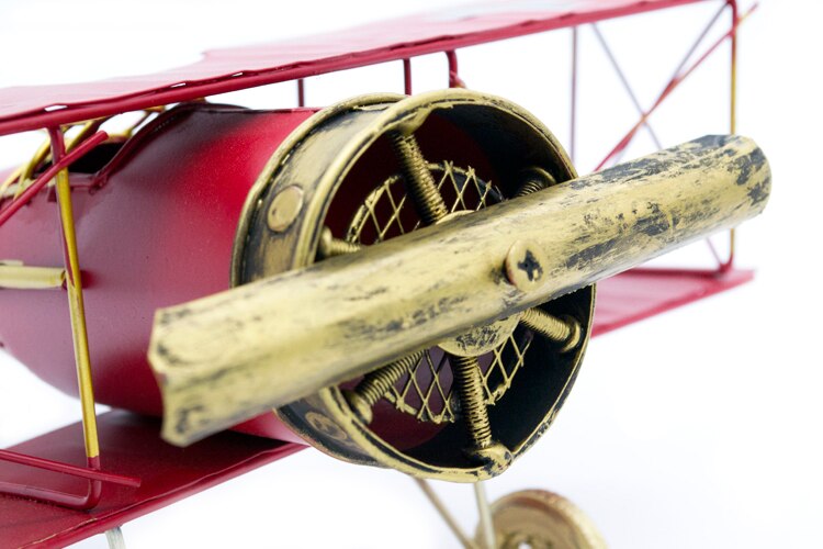 Handmade Metal Airplane Figurine