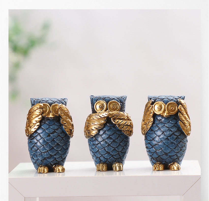 Mini Decorative Owl Figurine