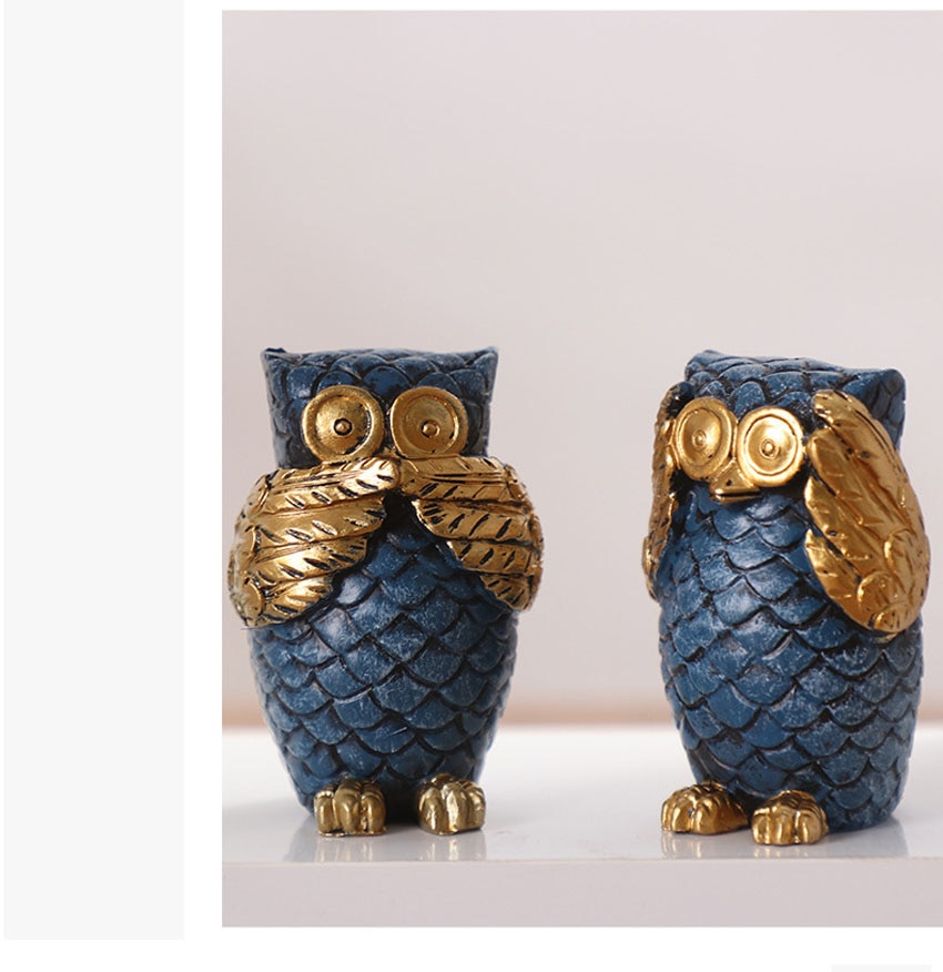 Mini Decorative Owl Figurine