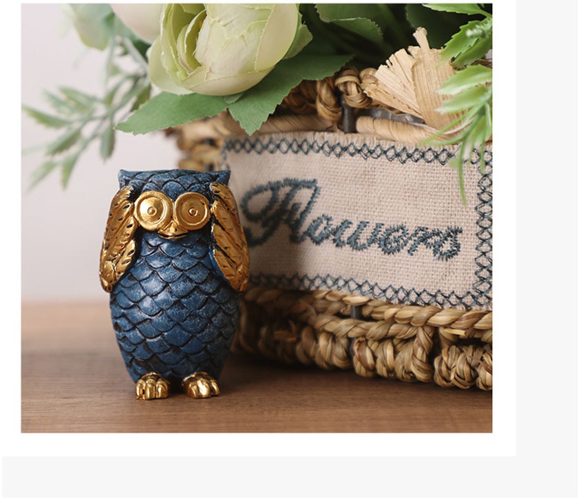 Mini Decorative Owl Figurine