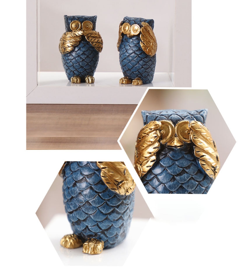 Mini Decorative Owl Figurine