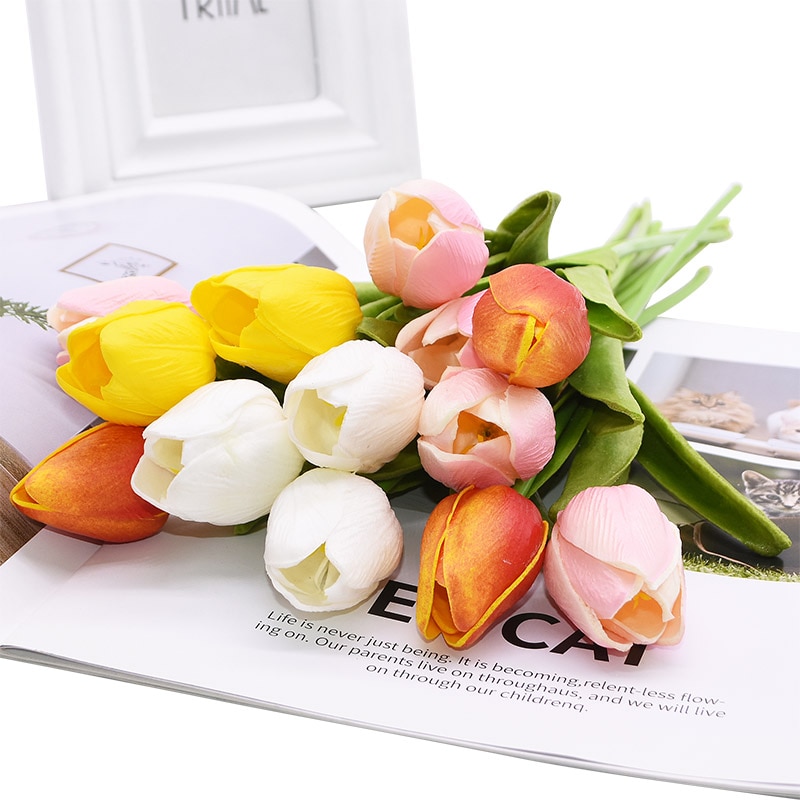 Artificial Tulip Flower Set 10 Pcs