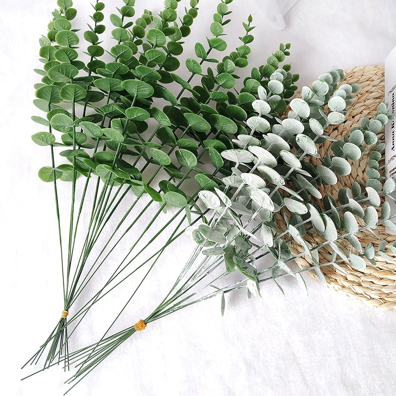 Decorative Artificial Eucalyptus Leaf Branches