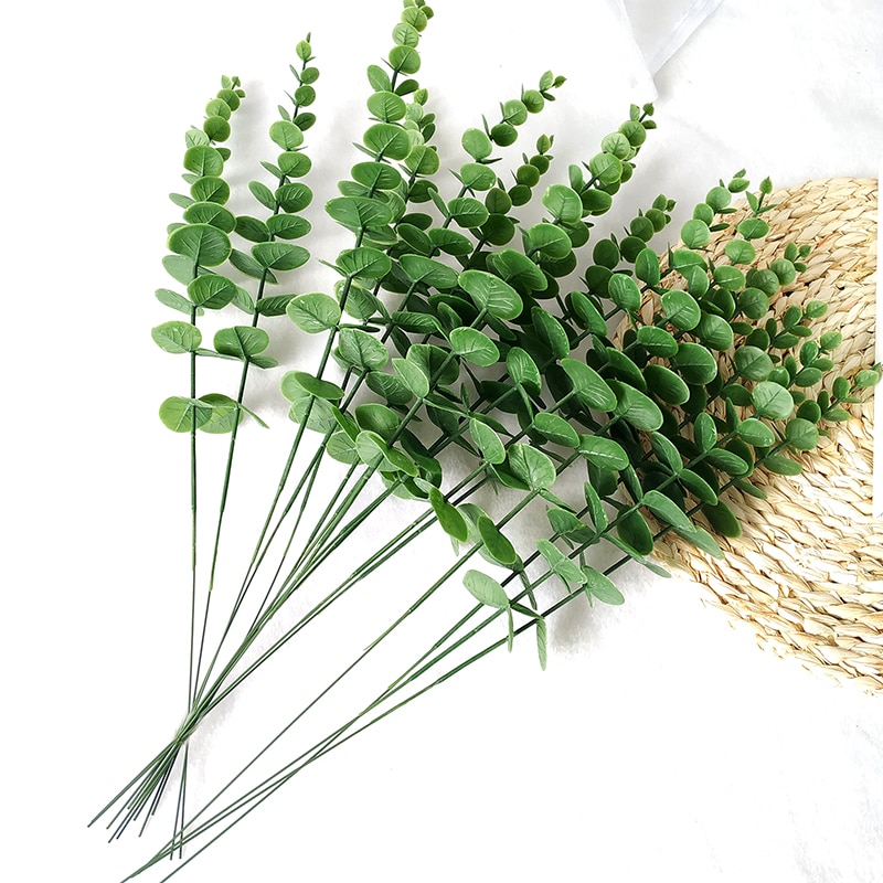 Decorative Artificial Eucalyptus Leaf Branches