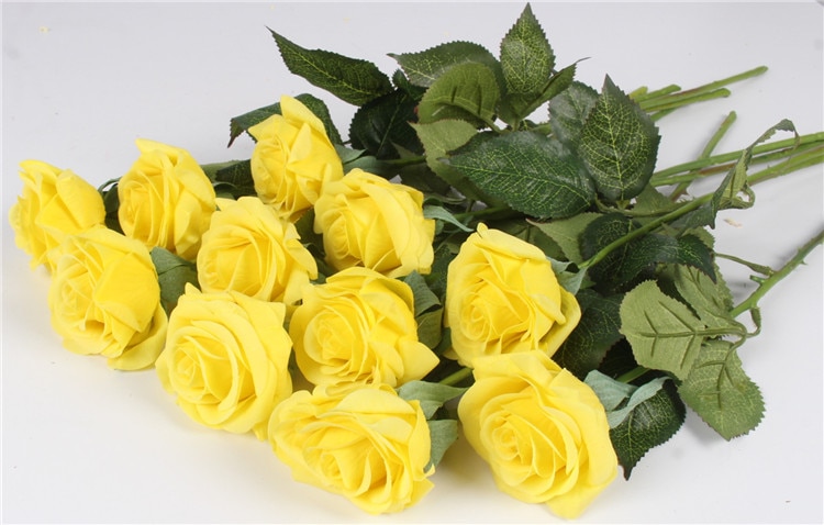 Artificial Rose Flowers Set 11 Pcs