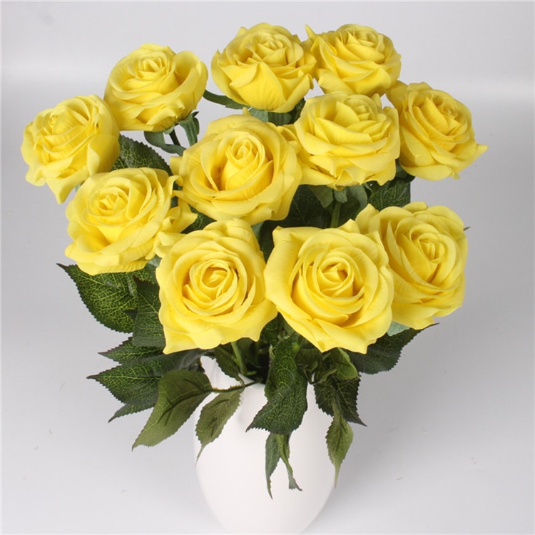 Artificial Rose Flowers Set 11 Pcs