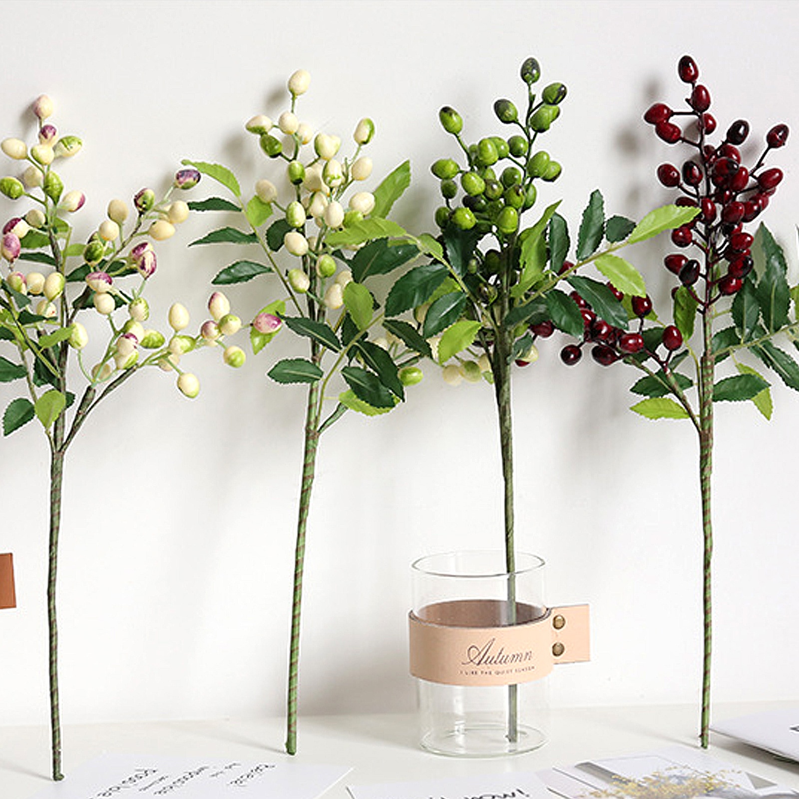 Artificial Olive Branch for Decor