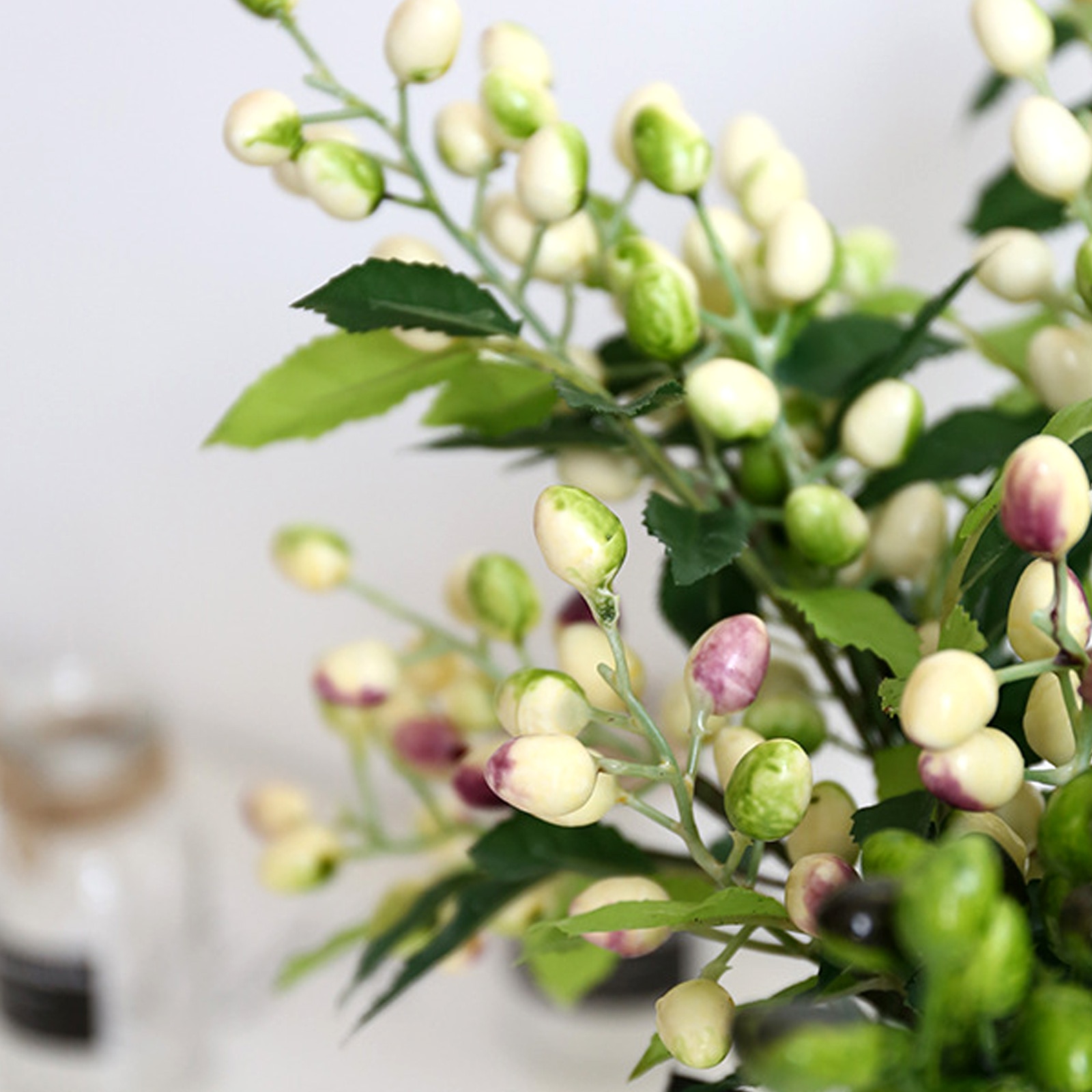 Artificial Olive Branch for Decor