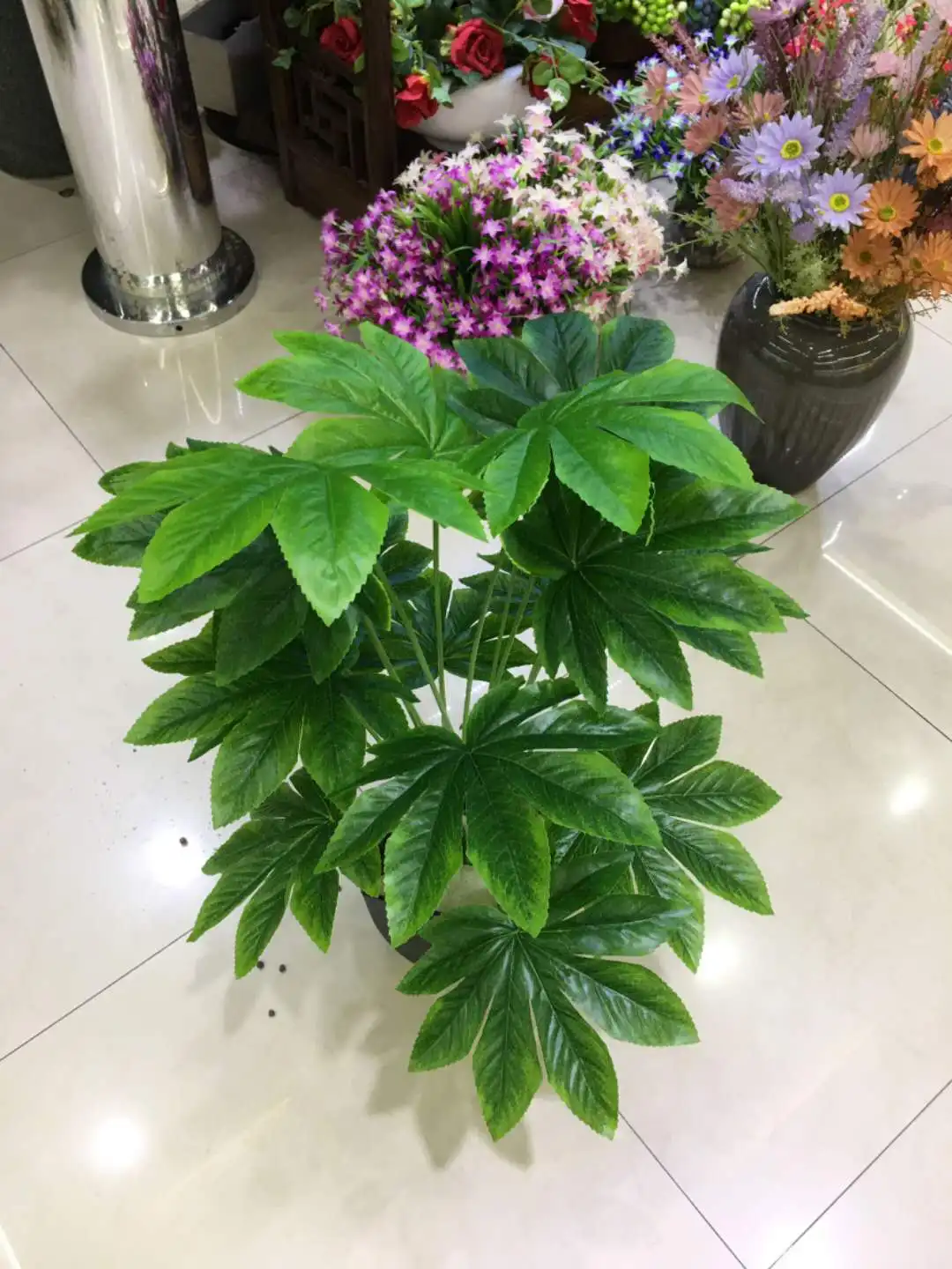 Large Artificial Tropical Plants Leaves