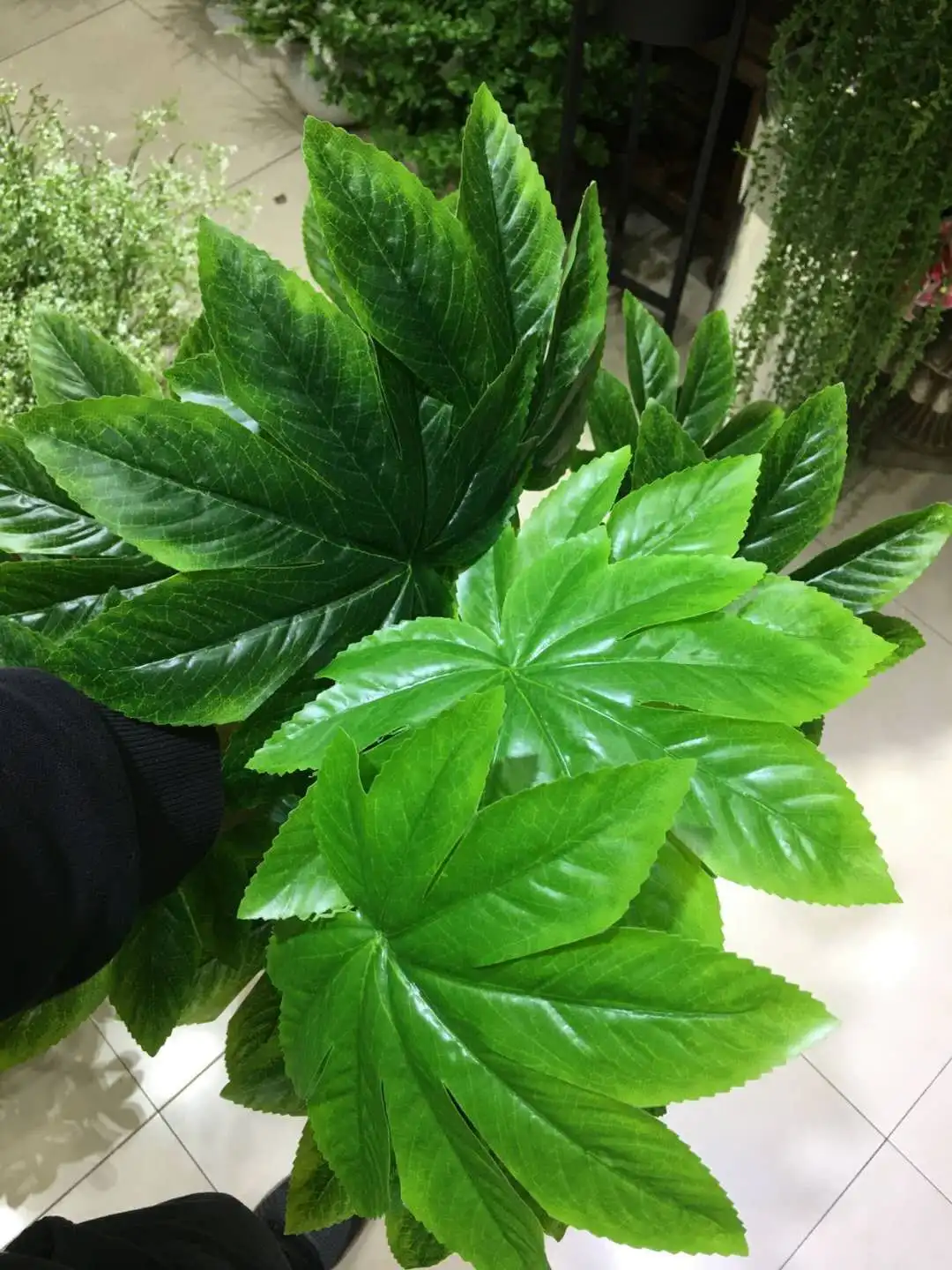 Large Artificial Tropical Plants Leaves