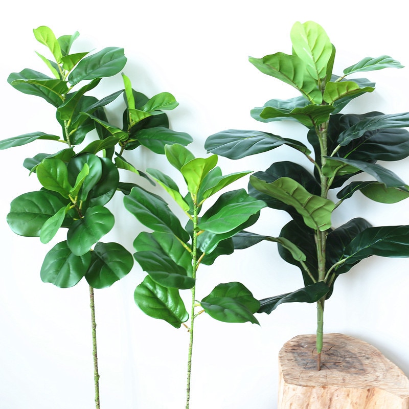 Large Artificial Ficus Tree Branch