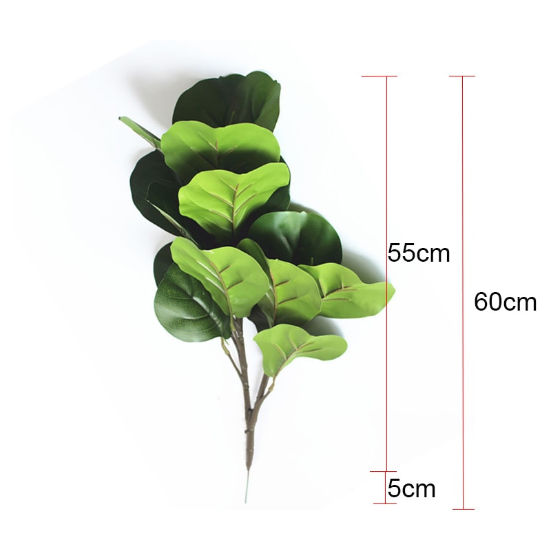 Large Artificial Ficus Tree Branch