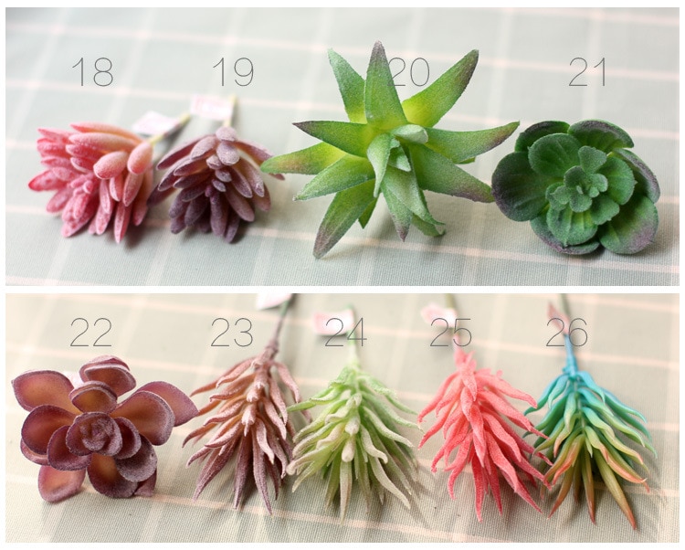 Colorful Artificial Decorative Succulent